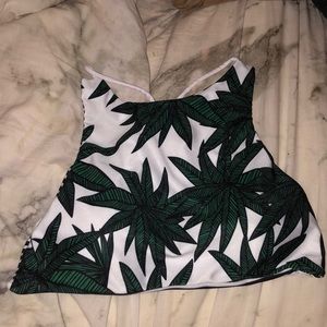 Reversible bathing suit top